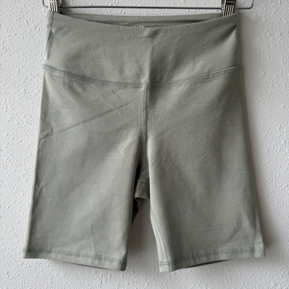 NWOT size S Green Sage Bike Shorts - MATE the Label